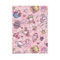 thumbnail image 2 of Sanrio-Hello-Kitty Kuromi and Melody Cinnamoroll Blanket for Couch - Super Soft Cozy Blanket for Bed,Warm Fleece Blanket,Plush Throw Blanket for Adults Kids,50"x40", 2 of 4
