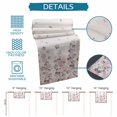 thumbnail image 6 of Spring Floral Table Runner 90 Inches, Pink Gray Cherry Blossom Flowers Beige Bed Runner Dresser Scarves Tabletop for Indoor Outdoor Parties/Ceremony/Banquet, 13" x 90", 6 of 9