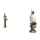 thumbnail image 1 of Figura de mujer africana hecha a mano, estatua tribal de dama, adorno de resina con loro, pieza de colección, artesanía única, decoración ideal para e, 1 of 8