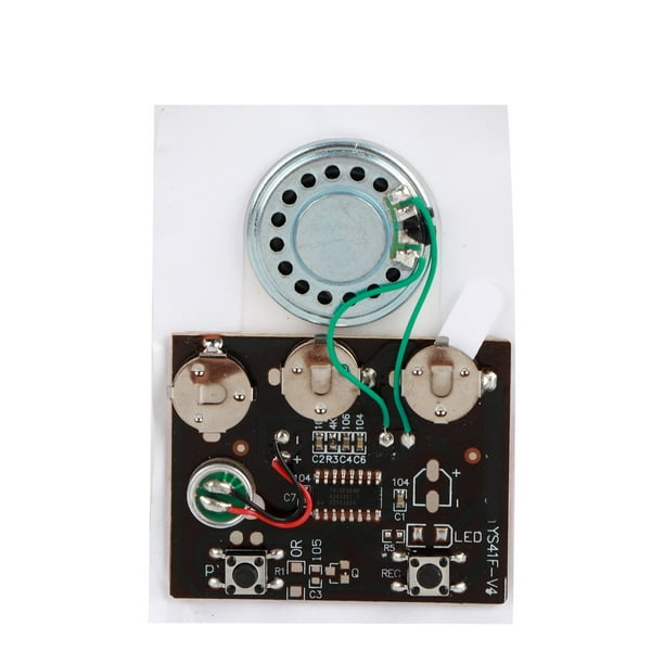 Chip grabable 0,5 W del módulo de voz del sonido de la música 27s con control de la llave de la batería del botón