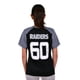 thumbnail image 3 of Playera Mujer NFL Talla EX Negro Raiders, 3 of 3