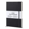 thumbnail image 2 of BEECHMORE BOOKS Lined Journal Notebook, 8.5 x 11.5 inch, A4 160 Lined Pages, Hardcover Leather Journals for Women, Men, Writing and Notebooks for Work - 120 GSM Thick Paper, Gifts Box Included, 2 of 13