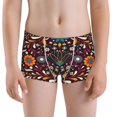 thumbnail image 5 of Yiaed Colorful Mexican2 Print Boys' Boxer Briefs Cotton Casual Stretch Comfort Boys Boxers - Kids Boxer Briefs Underwear for Boys (6-18)-Medium, 5 of 5