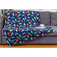 thumbnail image 5 of Dyno Time Plush Fleece Kid Throw Blanket (50" x 60") - Dinosaur Paradise - Soft Dinosaur Throw Blanket - for Boys and Girls and Kids of Any Age, 5 of 6