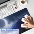 thumbnail image 3 of Level Up with Large SciFi Space Moon Gaming Mouse Pad: Extended, Stitched Edges, Anti-Slip Rubber Base, Premium Desk Pad for Keyboards, Perfect for Gaming, Home Office, 31.5x11.8 Inch, 3 of 7