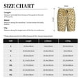 thumbnail image 4 of Kdxio Gold Drops Print Mens Sleep Shorts Bottoms Soft Comfy Pajama Wear Pants with Drawstring Pockets, 4 of 7