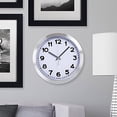 thumbnail image 2 of Everyday Home 99-1310 12 in. Brushed Aluminum Wall Clock, 2 of 4