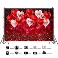 thumbnail image 2 of 10x8ft,Valentine Backdrop,Valentine's Day Photography Background,Heart Balloon Photo Backdrops for Party Decorations Birthday Banner, 2 of 4