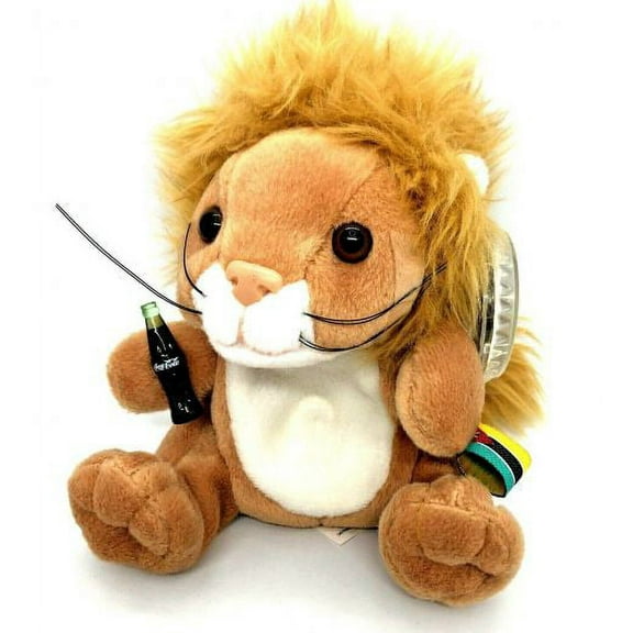 1999 Coca-Cola International MOZAMBIQUE - MASA The LION Bean Bag Plush 5.5"