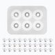 thumbnail image 1 of 2xResin Beads Mold Kit Beads redondos Molde de fundición de silicona para joyería - 6 rejillas, 1 of 6
