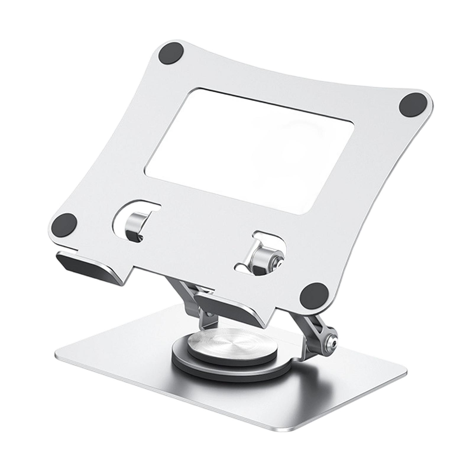 Laptop Stand Rotatable Notebook Holder Non Slip Metal Suitable for Desk Work School Study