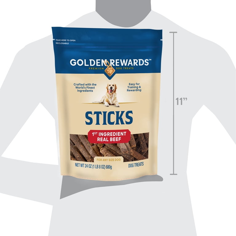 Golden Rewards Dry Beef Stick Dog Treats, 24 oz photo 7