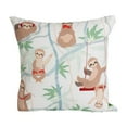thumbnail image 1 of Gouchee Home Playful Sloth Cushion 16" x 16", 1 of 3