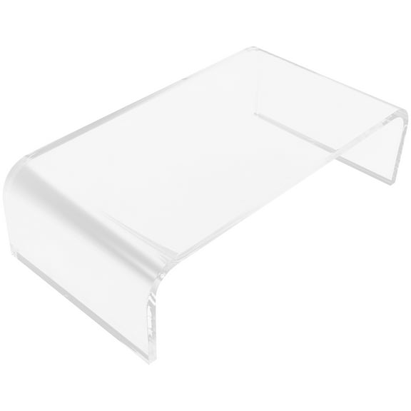USHOBE Display Riser Acrylic Monitor Stand Riser Transparent 1Pack