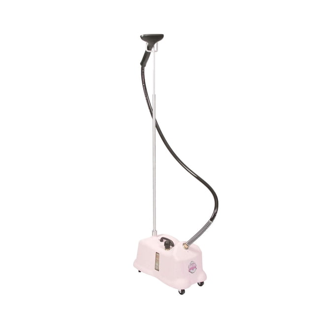 Vaporizador de ropa Jiffy J-4000 con cabezal de vapor de plástico, color rosa