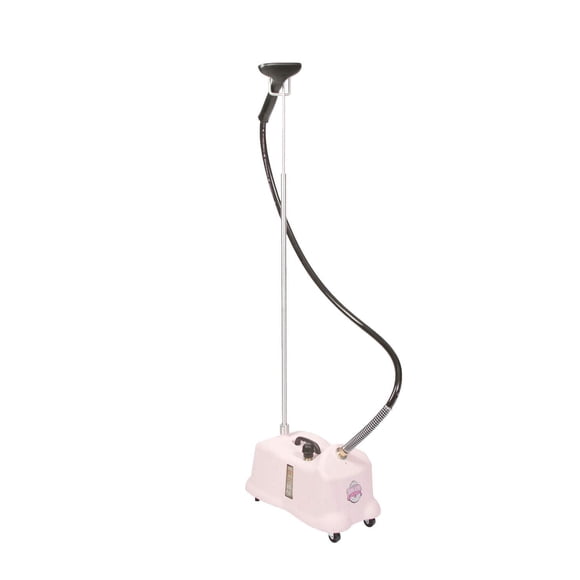 Vaporizador de ropa Jiffy J-4000 con cabezal de vapor de plástico, color rosa