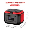 thumbnail image 5 of Portable Power Station 120W 26400mAh, 110V AC Outlet, USB-C/DC/USB, Solar Generator for Camping, Emergency Backup, Hiking, Home Use, 5 of 11