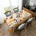 thumbnail image 5 of Thanksgiving Maple Leaf Autumn Wedding Party Table Cloth Waterproof Oilproof Dining Table Cover Kitchen Home Decor Tablecloth, 5 of 7