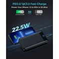 thumbnail image 2 of Batería Externa 30000mAh, Power Bank USB C, Carga Rápida Portátil Gran Capacidad, para iPhone y Samsung JAMW Sencillez, 2 of 5