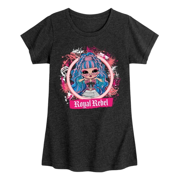 LOL OMG! Fashion Dolls - Royal Rebel - Toddler & Youth Girls Short Sleeve Graphic T-Shirt