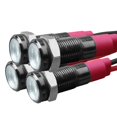 thumbnail image 2 of 6mm LED Indicator Lights 4Pcs Waterproof Metal Panel Lights Various Colors, 2 of 6