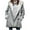 za-Gray, variant on Hvyesh Plus Size Winter Coats for Women 2025 Warm Sherpa Fleece Lined Distressed Jackets Hooded Parka Faux Suede Pea Coat Outerwear