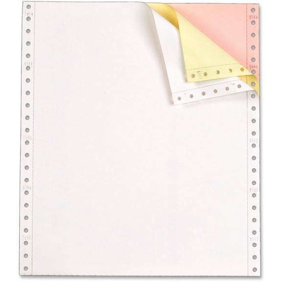 TOPS Continuous Paper, White, Yellow