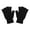 Black, variant on 1 Pair Half Finger Gloves Winter Knit Touchscreen Warm Stretchy Mittens Fingerless Gloves in Common Size for Men and Women,black