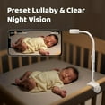 thumbnail image 2 of NETVUE Peekababy Baby Camera Monitor, Wireless Baby Monitor with Camera & Audio, 4-in-1 Crib Mount, Smart App, Sleep Analysis & Two-Way Talk, 2 of 8