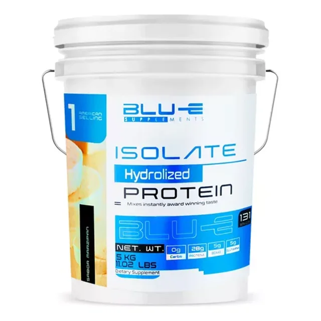 Proteína Whey Hidrolizada Isolate Blu-e De 5Kg Para 131 Servicios Sabor Mazapan