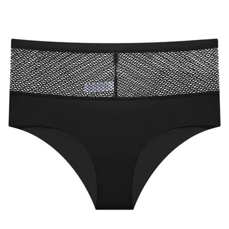 Sehao Womens Panties   Lace Underwear Soft Cutout Panties Women Gifts Black XL