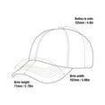 thumbnail image 2 of Baseball Cap Ball Dad Hat Adjustable Plain Solid Washed Men Women Washed PC, 2 of 7