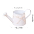 thumbnail image 3 of Junepar 0.26 Gallon Metal Watering Can for Outdoor Indoor Decorative Countryside Style Small Water Can with Bow for Home & Garden Decor 1L Purple, 3 of 6