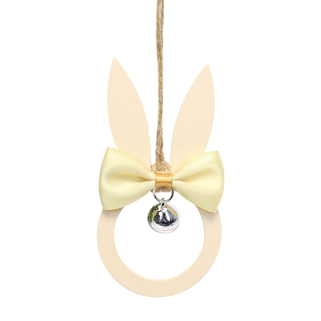 Easter Decorations for The Home Easter Decorations Bows Bells and Wooden Pendants Easter Decorations for Tree