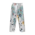 thumbnail image 5 of Balery The World Map with Cartoon Animals print Men's Pajama Pants,Ultra Lightweight Pjs,Lounge Pant-Large, 5 of 9