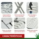 thumbnail image 2 of Mesa Plegable de Servicio Exterior Jardimex 76.5cm Blanco, 2 of 9