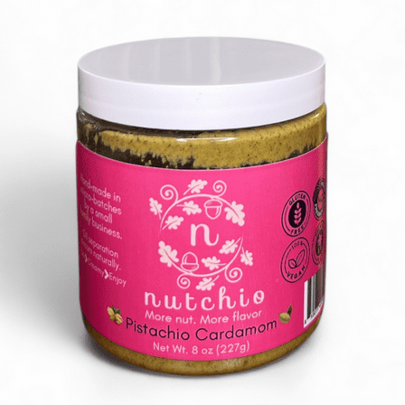 Pistachio Cardamom Butter, Clean Ingredients, 8 oz