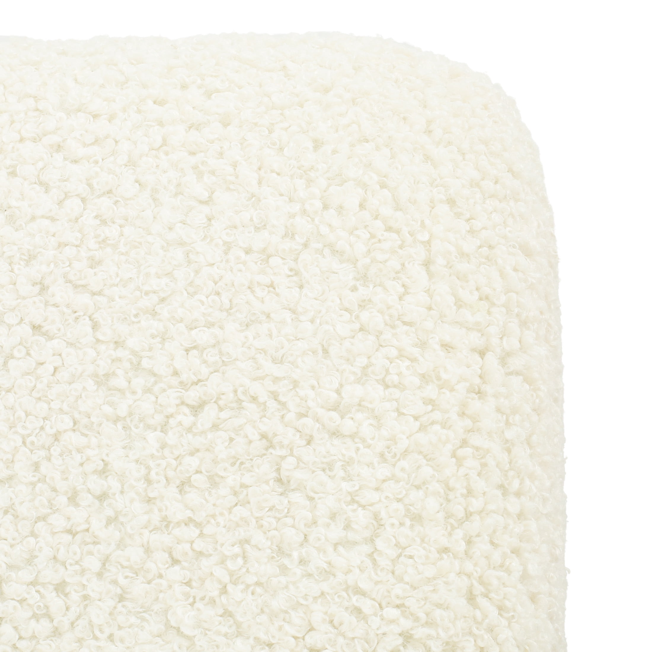 Christopher Knight Home Ryder Modern Upholstered Rectangular Ottoman, Durable Foam Cushion with Solid Wood Legs, White