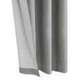 thumbnail image 3 of Loft Living Augustow Blackout Grommet Indoor Curtain 52 x 63 in Light Grey, 3 of 5