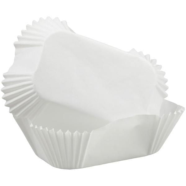 Wilton caissettes en forme de petit pain blanc