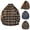 Brown, variant on Men's Fall Winter Shirts Button Down, Long Sleeve Warm Fleece Lined Shirt Jacket with Pockets, Blue
