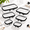 Black-6 Pack (2L+2M+2S), variant on Clear Hard Shell Zipper Cases 6 Multi-size Organizers Grey