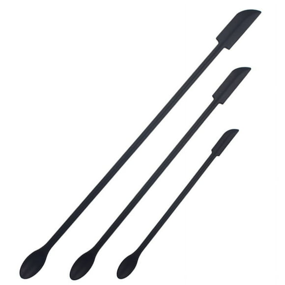 Beauty Spatula,Makeup Spatula Mini Spatula for Cosmetics and Kitchen Jar, Last Drop Small Silicone Spatula