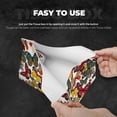 thumbnail image 4 of Uemuo Retro Floral Butterfly Pattern Tissue Box Cover Holder, Triangle with Bottom Belt - PVC Leather Decorative Organizer for Tabletop, Bathroom, Car, Office, 4 of 9