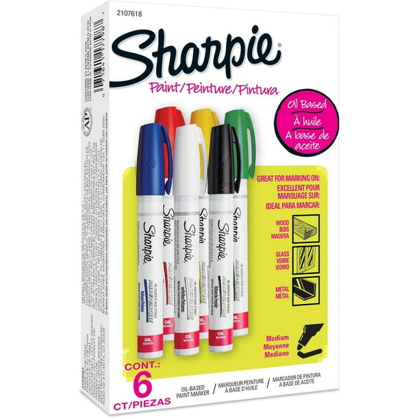 Sharpie, SAN2107618, Oilbased Paint Markers, 6 / Pack