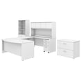 thumbnail image 2 of Studio C 72W x 36D U Shaped Desk Office Suite in White - Engineered Wood, 2 of 7