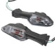 thumbnail image 2 of Indicador intermitente de luz de señal de 2 uds para lente de humo 300 黑色 罩 罩 Cola Luz de giro de motocicleta LED, 2 of 7