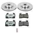 thumbnail image 3 of PowerStop Front Z26 Street Warrior Carbon-Fiber Ceramic Brake Pad and Drilled and Slotted Rotor Kit Fits: CADILLAC CHEVROLET Select Models K6998-26, 3 of 9