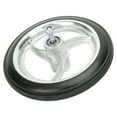 thumbnail image 2 of 7in Front Wheel Aluminum Alloy Explosion-proof And Firm Non-Slip Polyurethane Tire Replacement 8mm, 2 of 8