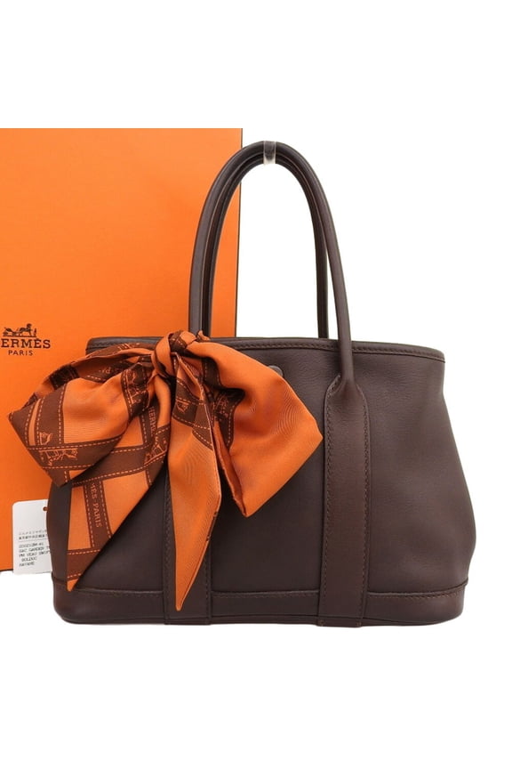 Pre-Owned Hermes HERMES Garden Twilly TTPM Havana H stamped handbag (Good)